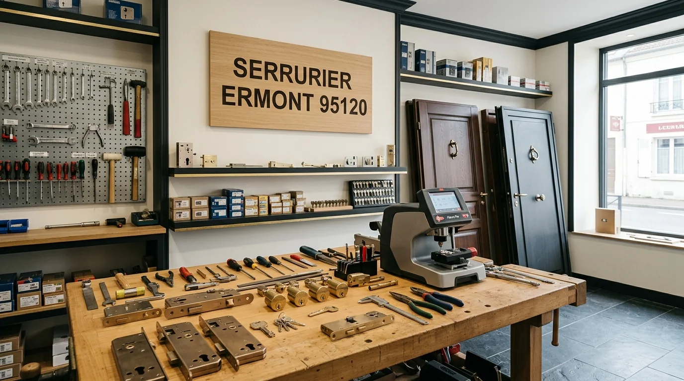 Atelier Serrurier Ermont 95120 - vue intérieure